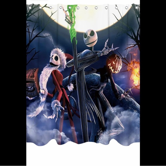 Nightmare before Christmas shower curtain - Picture 3 of 4